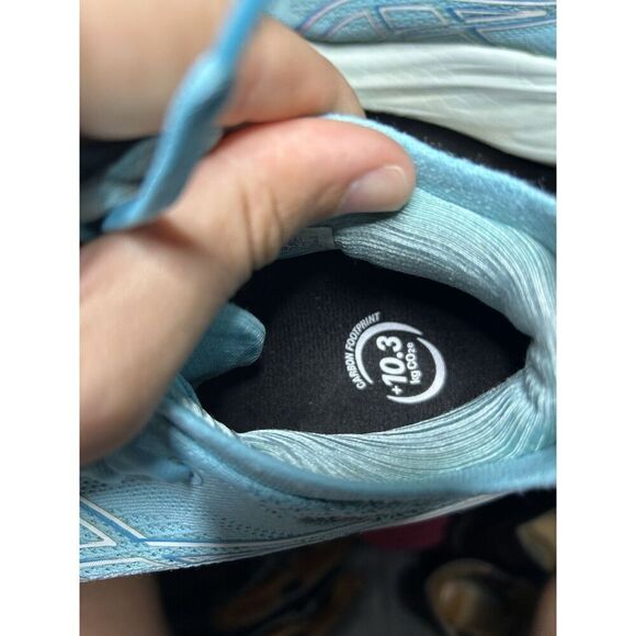 Asics Gel Nimbus 26 Running Shoes Women’s Sz 9 Blue Athletic Trainers - Picture 14 of 15